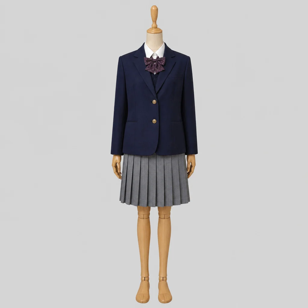 日新高校の女子の制服のイメージ