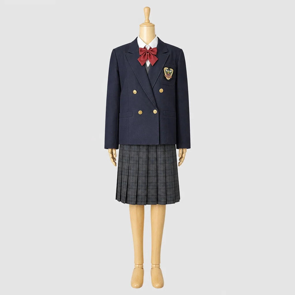産業高校の女子の制服のイメージ