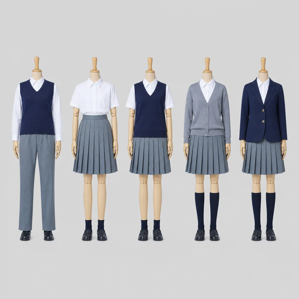 大阪女学院高校の制服のイメージ
