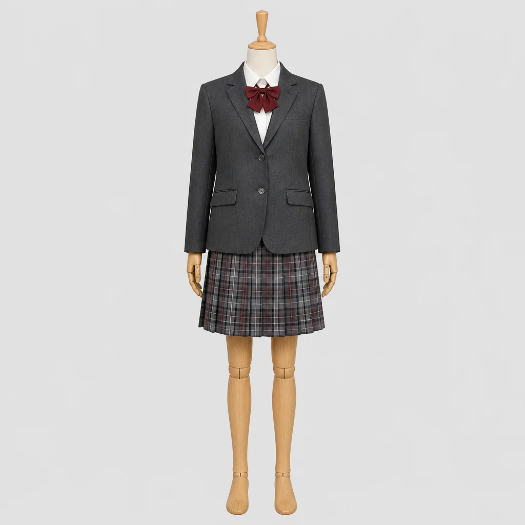 大阪夕陽丘学園高校の女子の制服のイメージ
