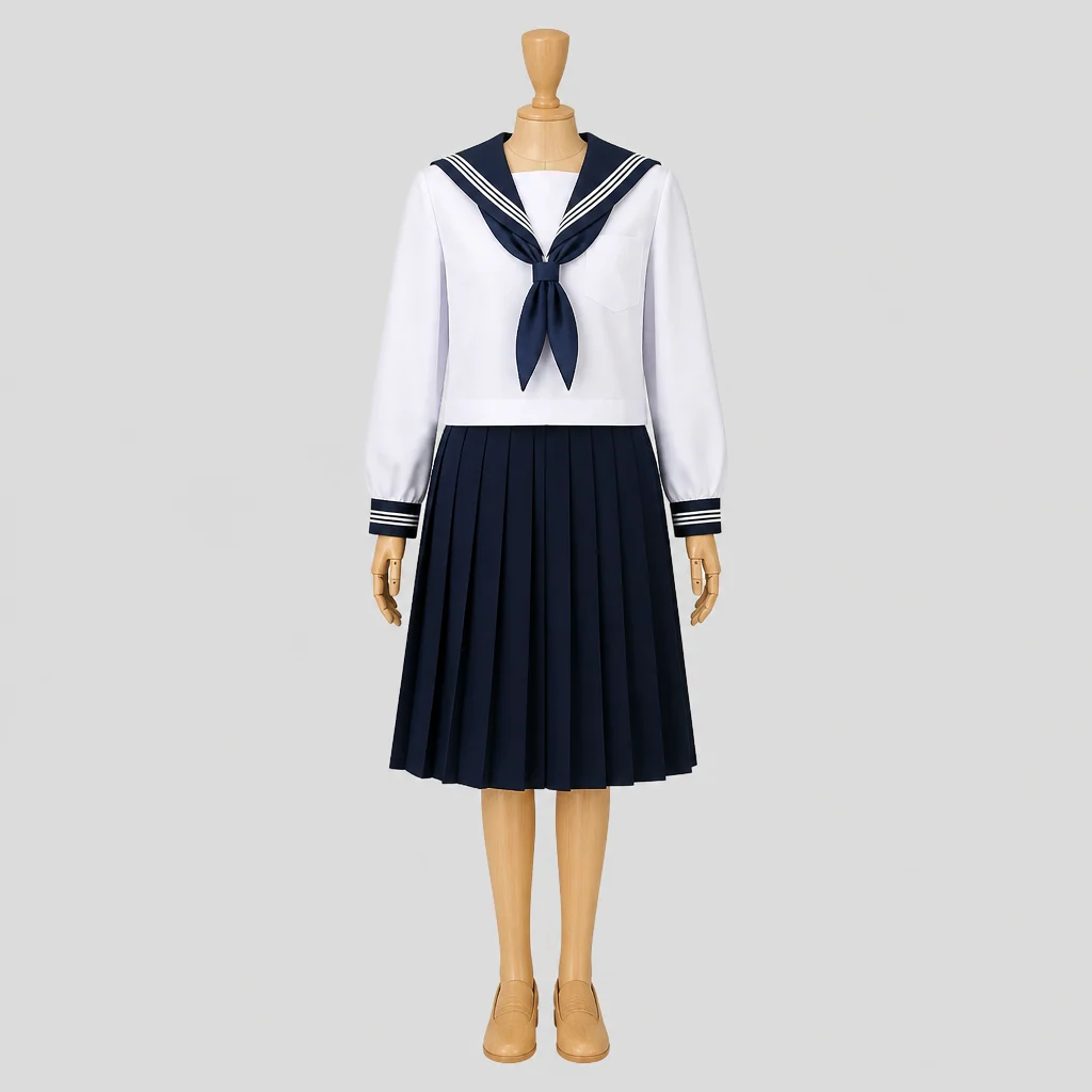 金蘭会高校の女子の制服のイメージ