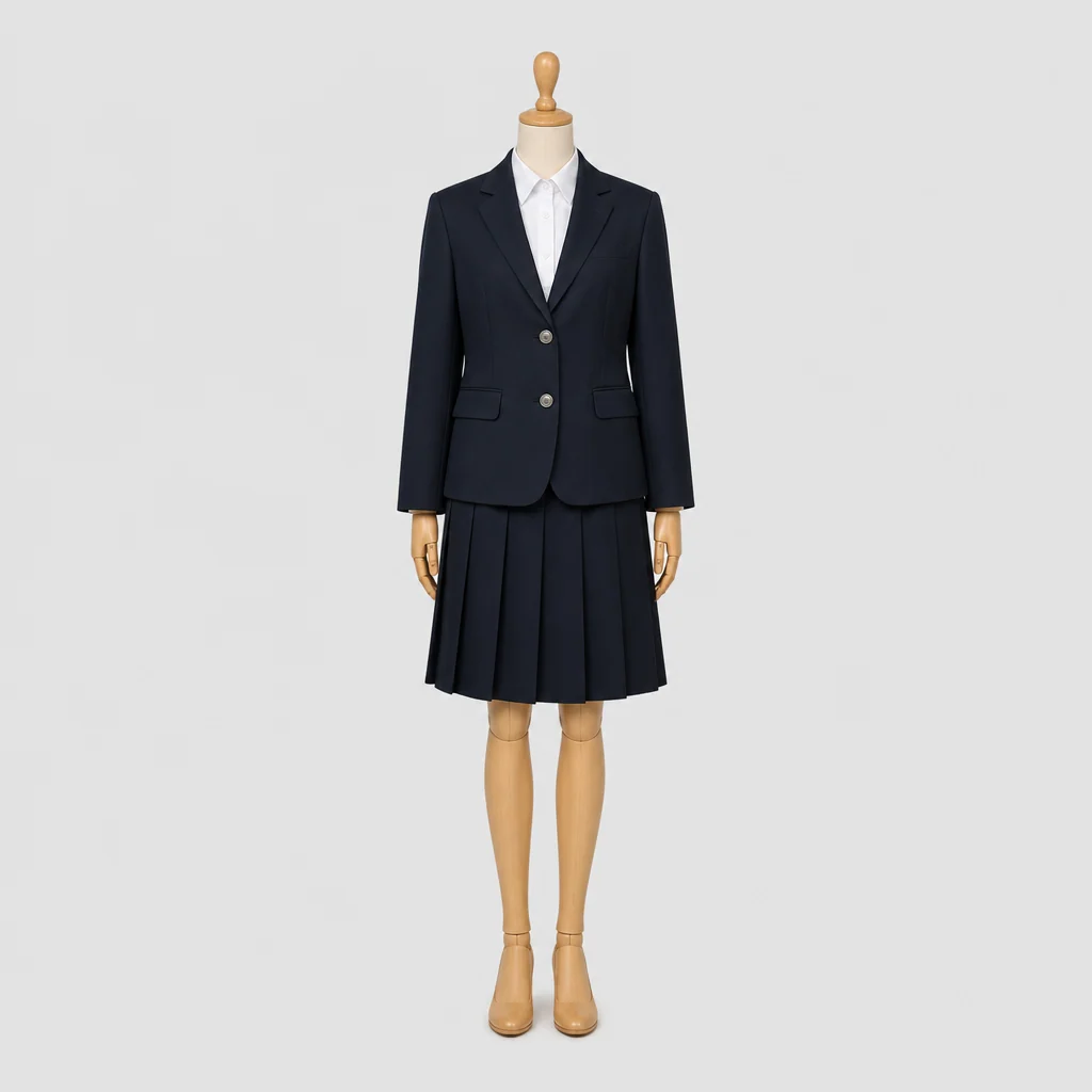 大阪成蹊女子高校の女子の制服のイメージ