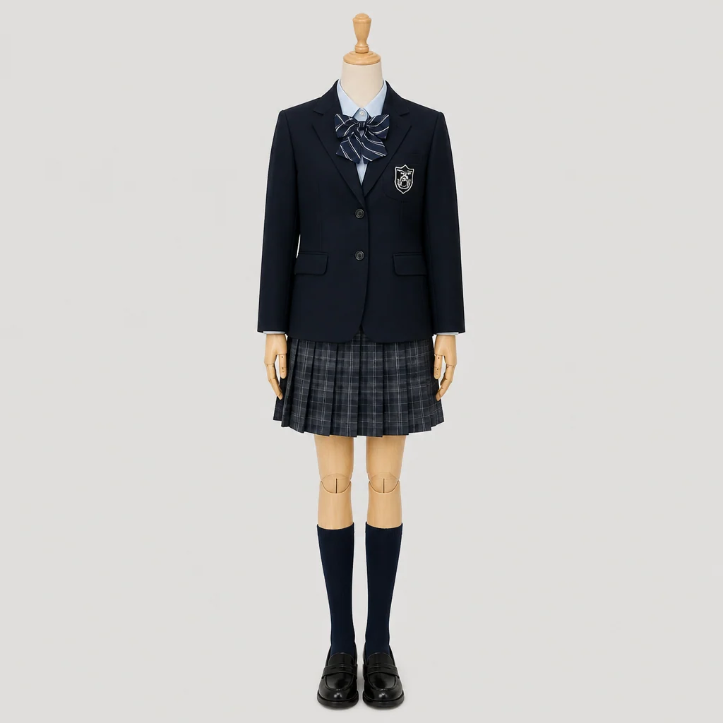 同志社香里高校の女子の制服のイメージ