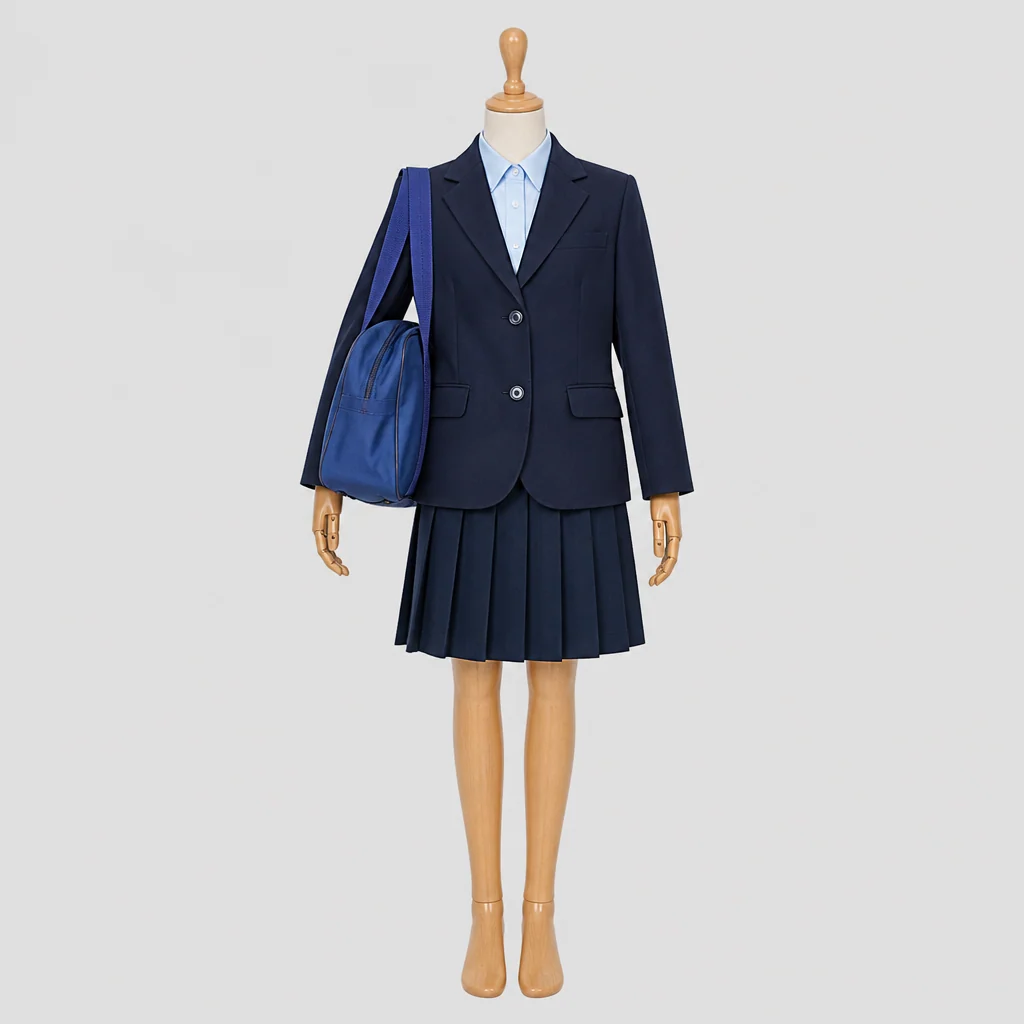 大阪薫英女学院高校の女子の制服のイメージ