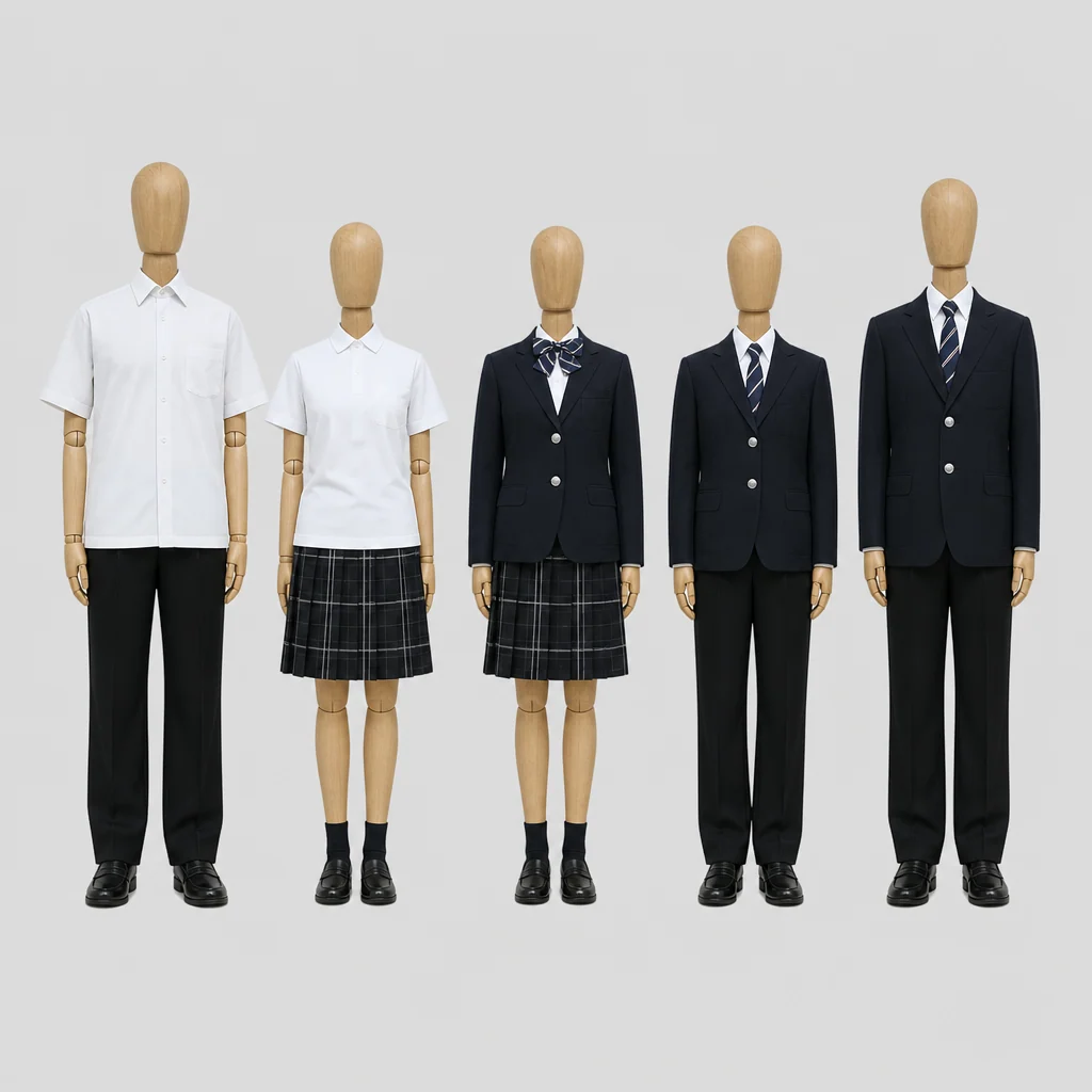 アナン学園高校の制服のイメージ