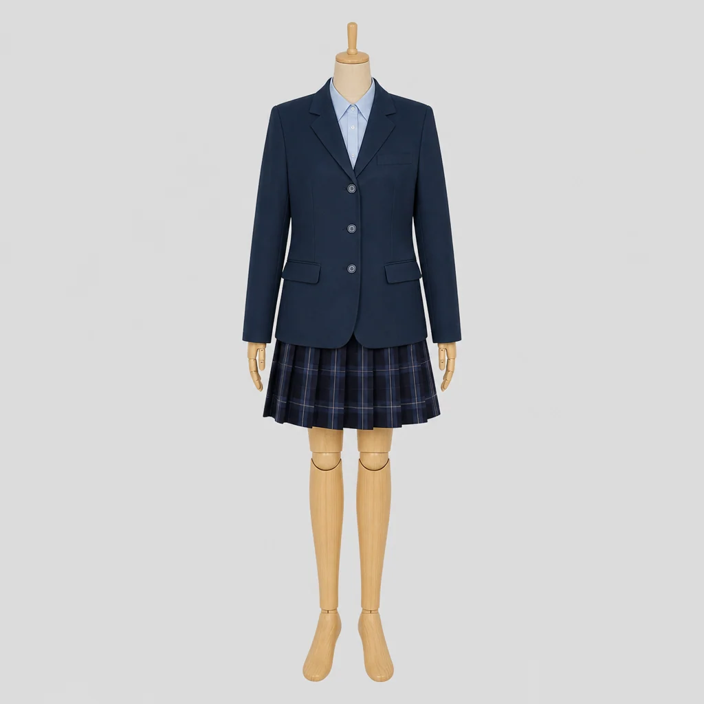 大阪偕星学園高校の女子の制服のイメージ