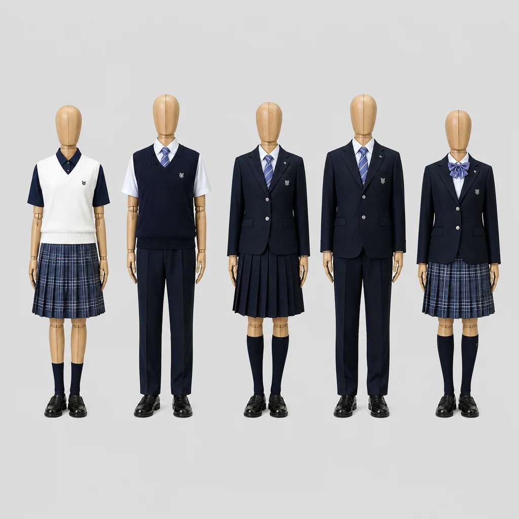 金光藤蔭高校の制服のイメージ