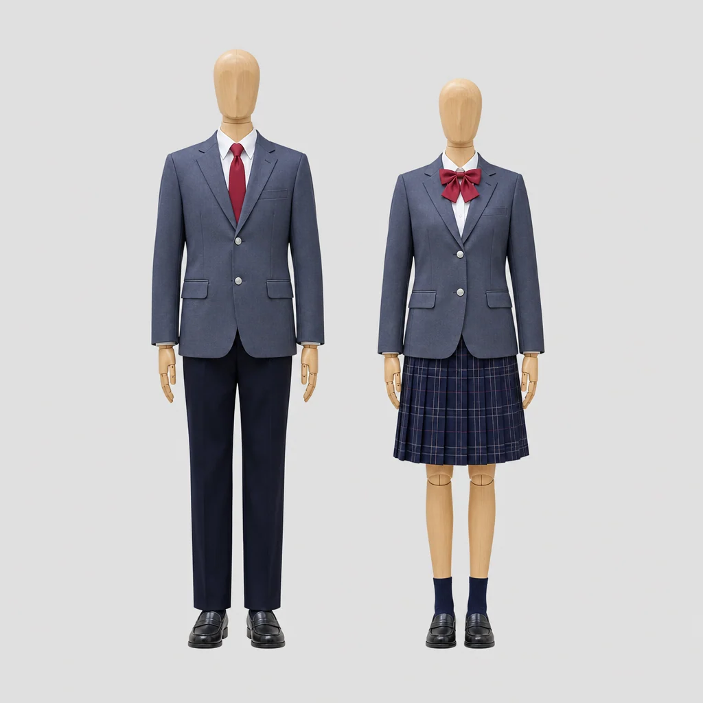 東大阪大学敬愛高校の制服のイメージ