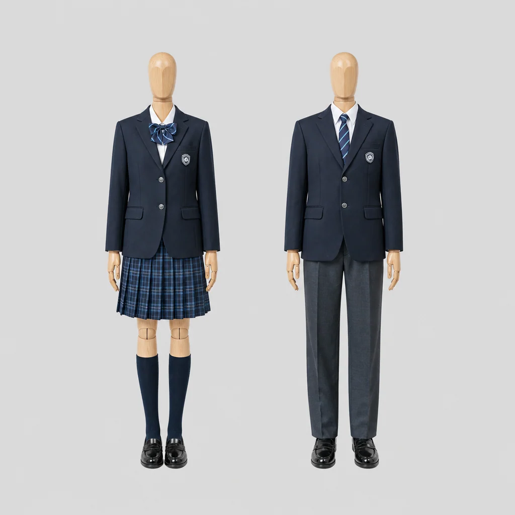 八洲学園高校の制服のイメージ