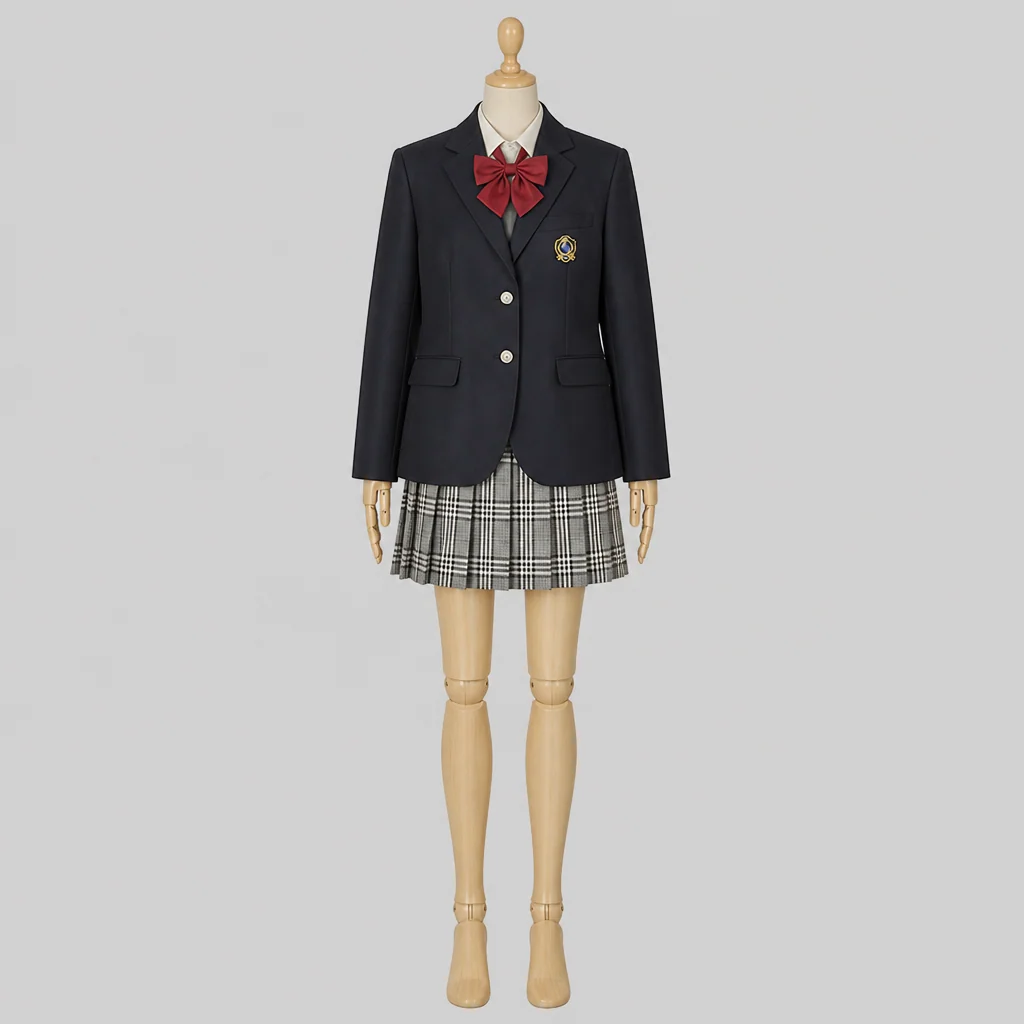 長尾谷高校の女子の制服のイメージ