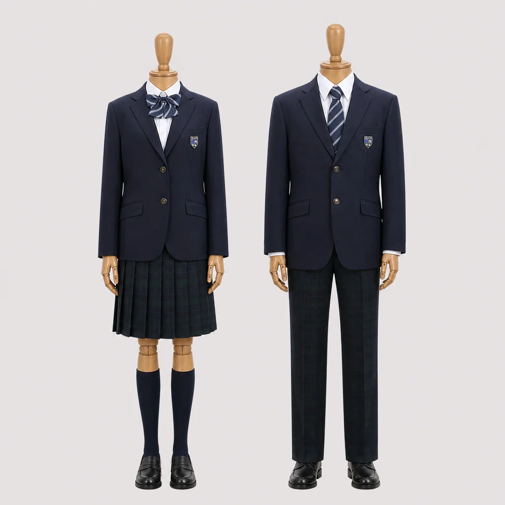 近畿大阪高校の制服のイメージ