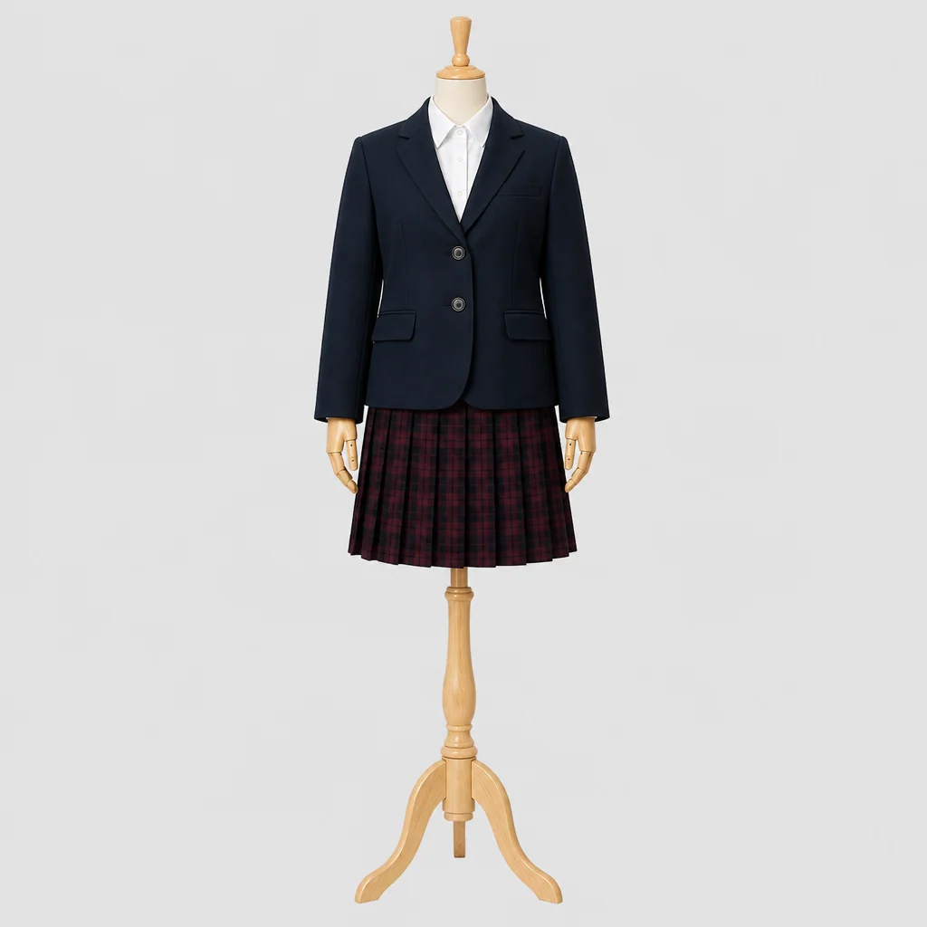 農業高校の女子の制服のイメージ
