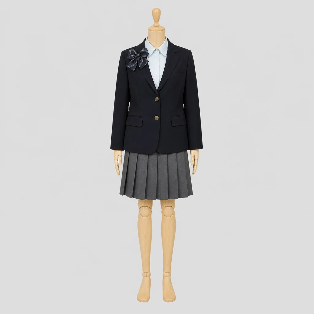 川西明峰高校の女子の制服のイメージ