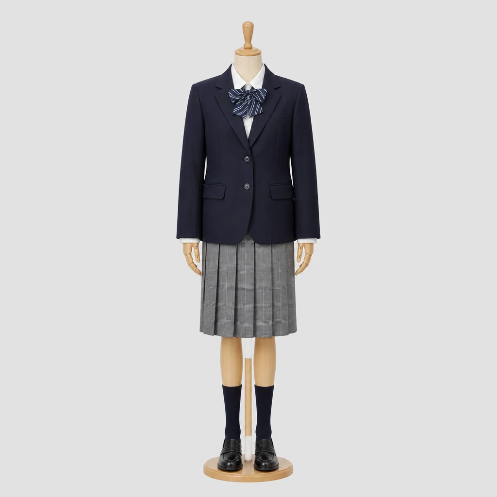 伊和高校の制服のイメージ