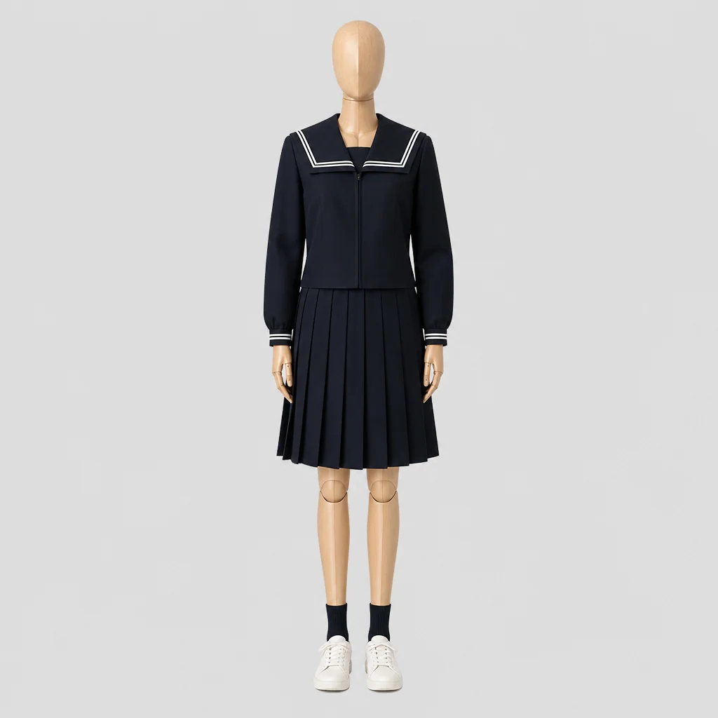 氷上高校の女子の制服のイメージ