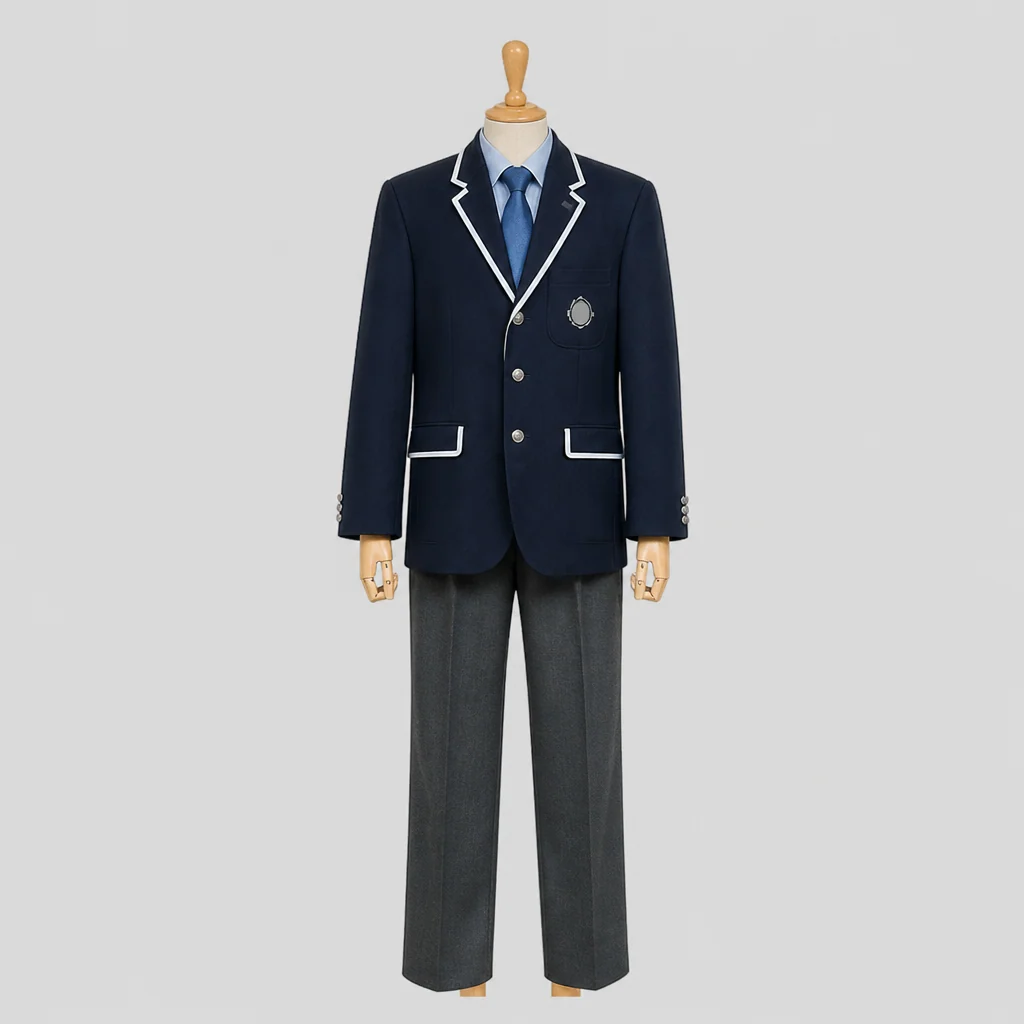 篠山鳳鳴高校の男子の制服のイメージ