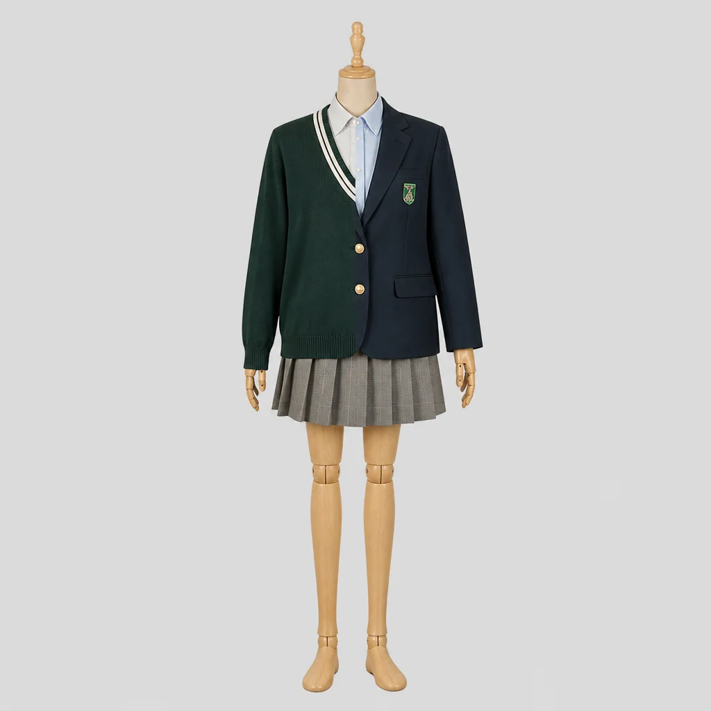 神戸甲北高校の女子の制服のイメージ
