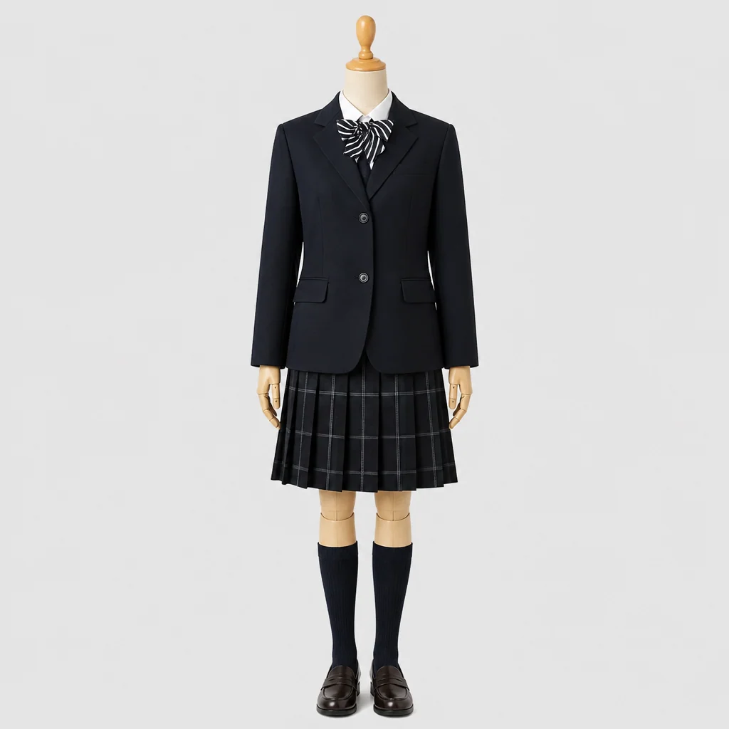 神戸鈴蘭台高校の女子の制服のイメージ