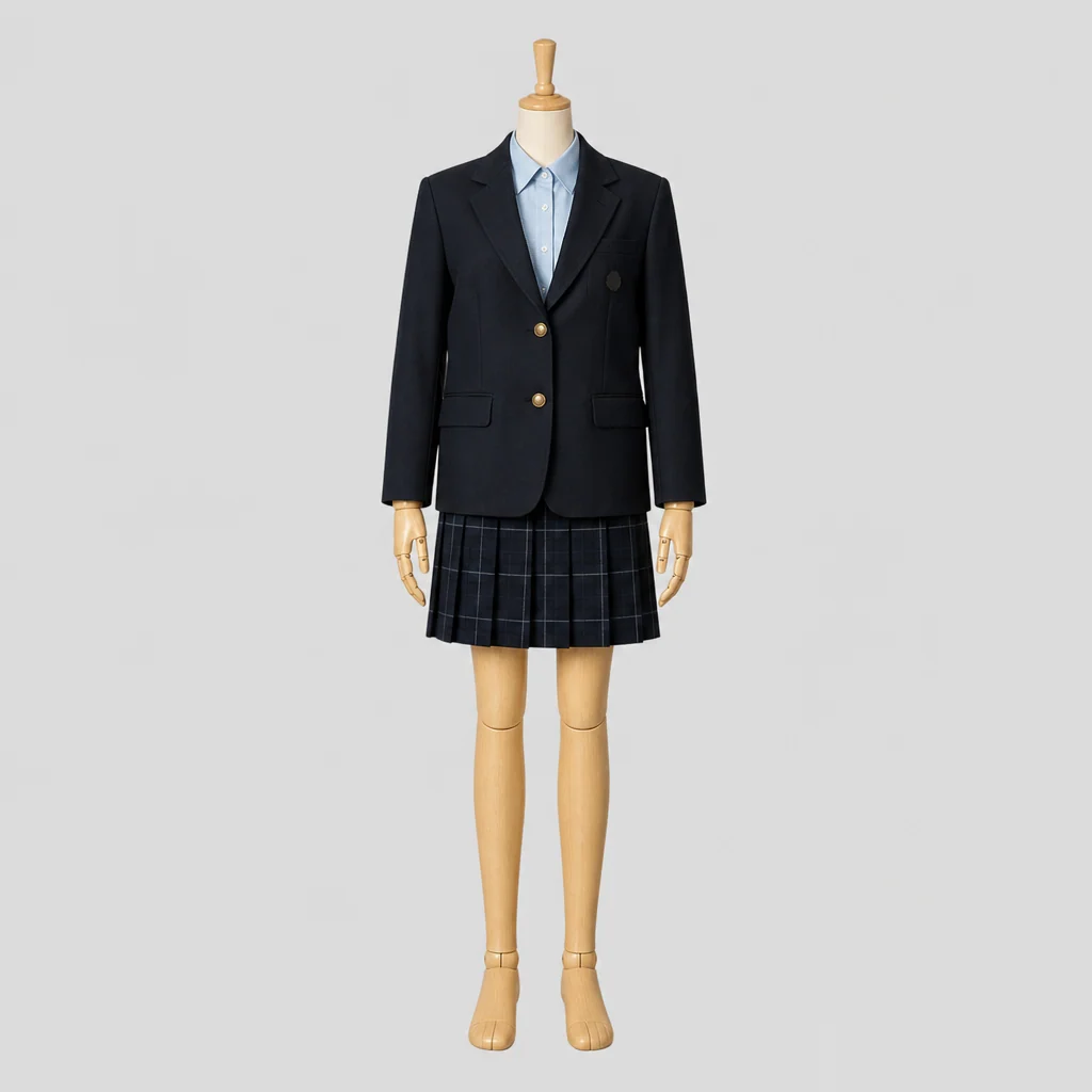 淡路三原高校の女子の制服のイメージ
