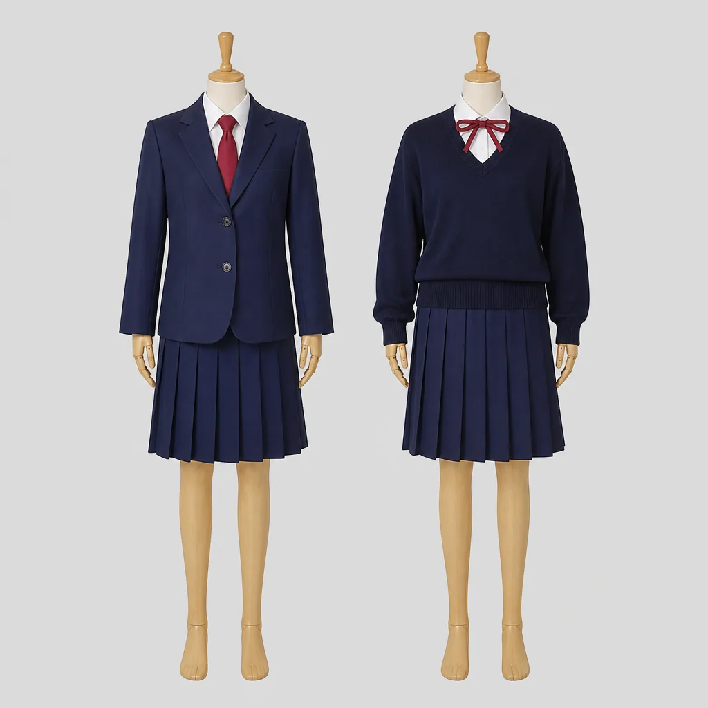 葺合高校の女子の制服のイメージ