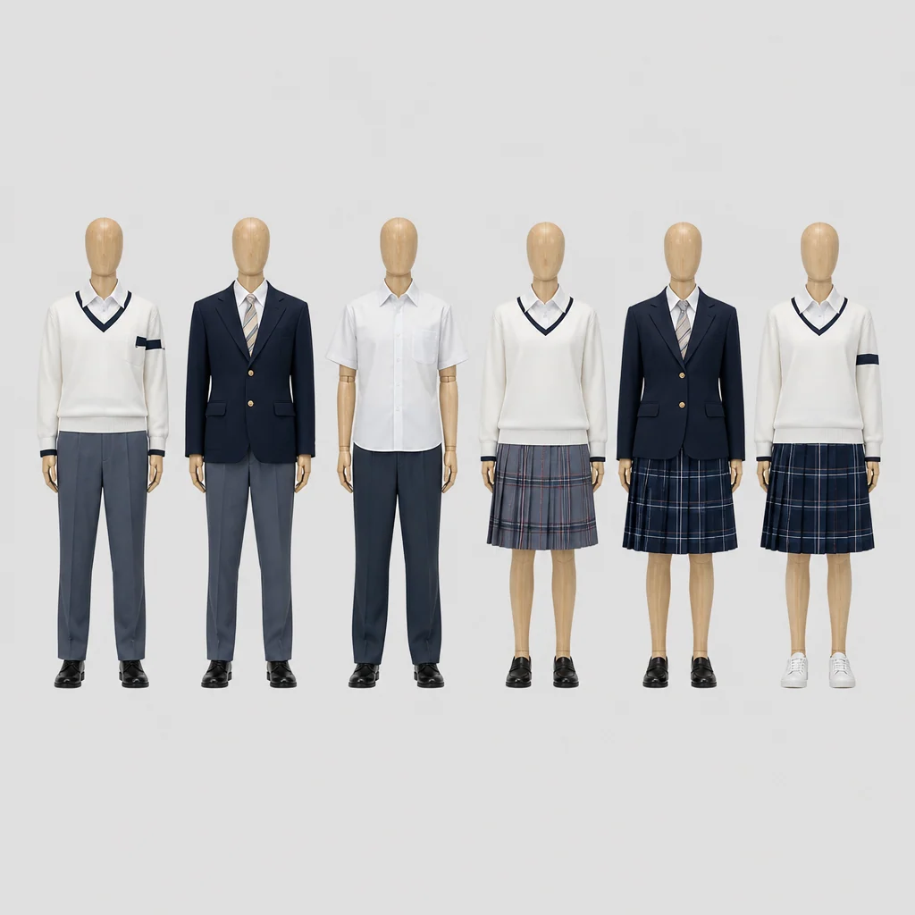 神港学園高校の制服のイメージ
