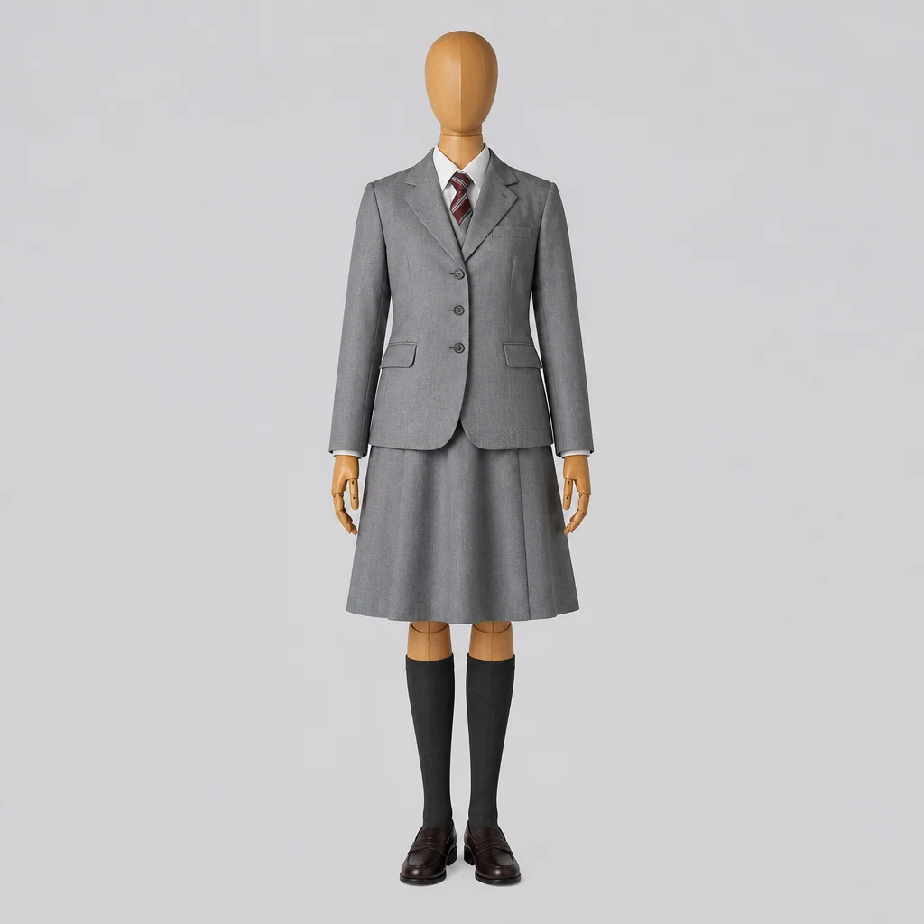 姫路女学院高校の女子の制服のイメージ