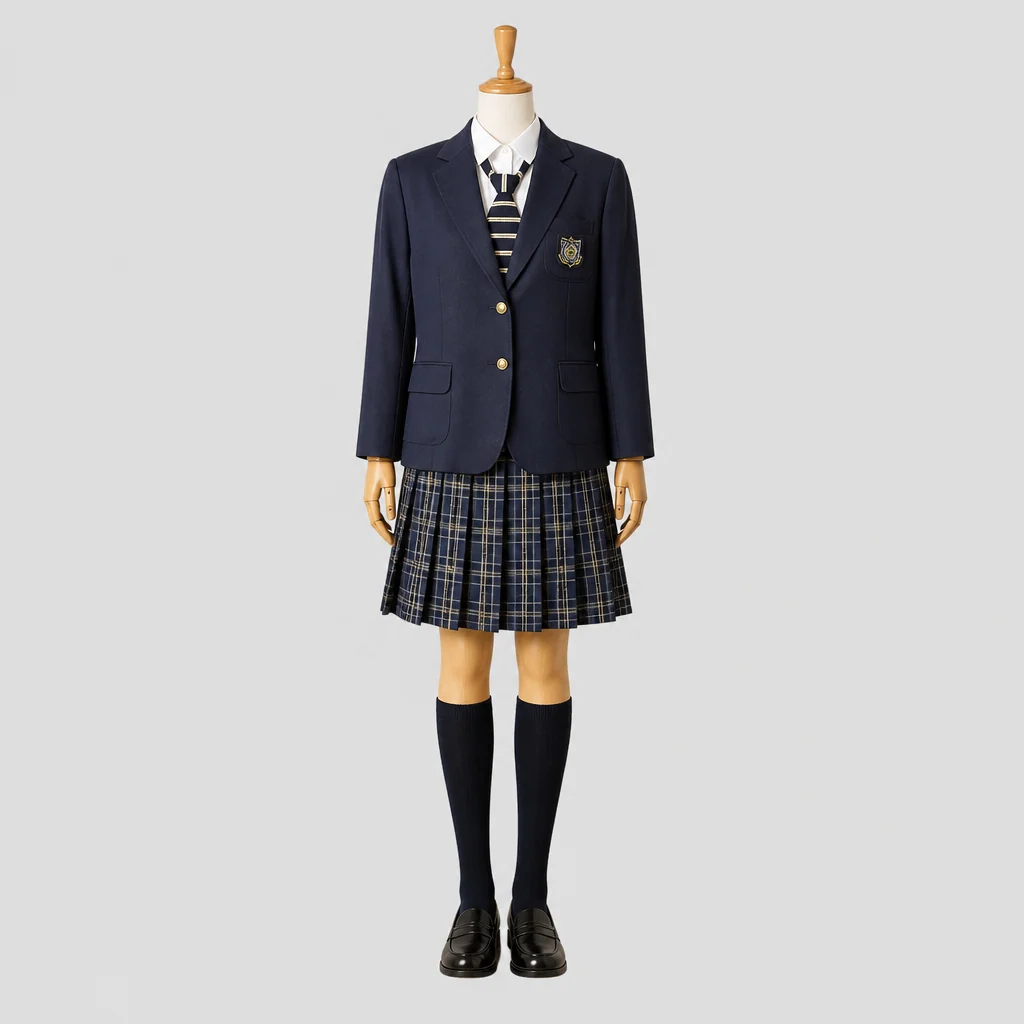 園田学園高校の女子の制服のイメージ