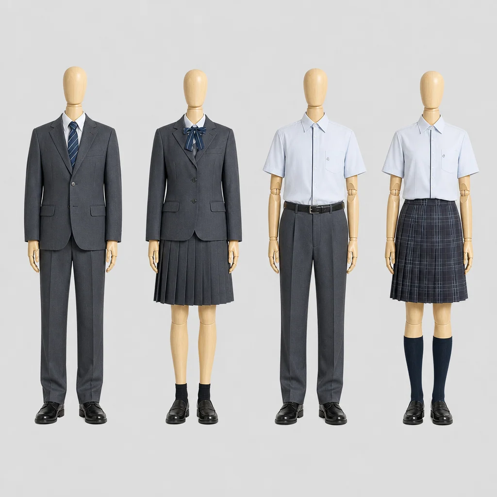 蒼開高校の制服のイメージ