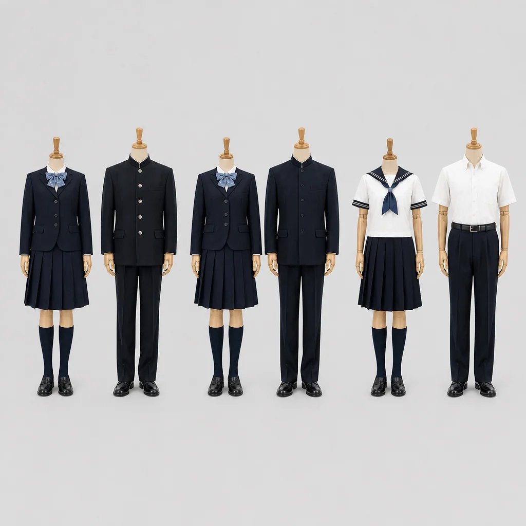 奈良学園登美ヶ丘高校の制服のイメージ
