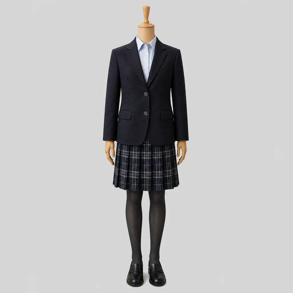 新翔高校の女子の制服のイメージ