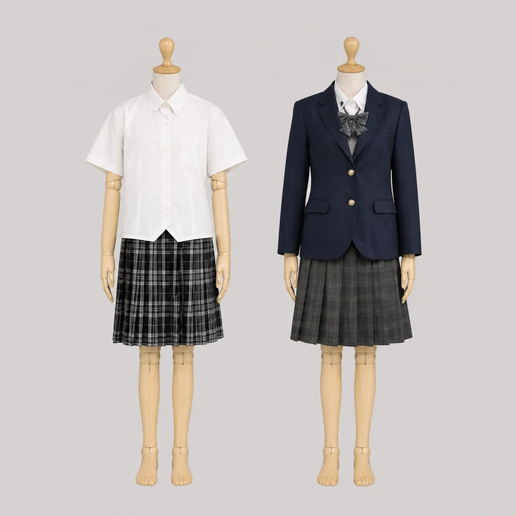 米子高校の女子の制服のイメージ