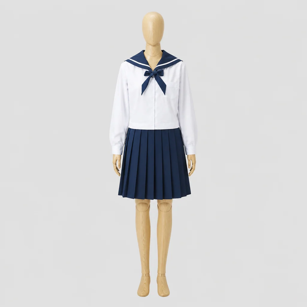 浜田商業高校の制服のイメージ