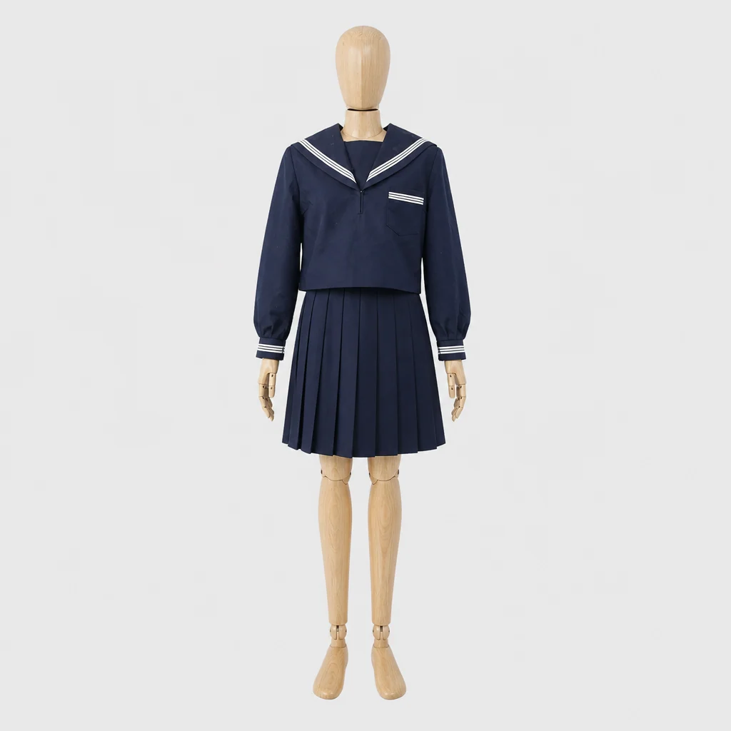津和野高校の女子の制服のイメージ