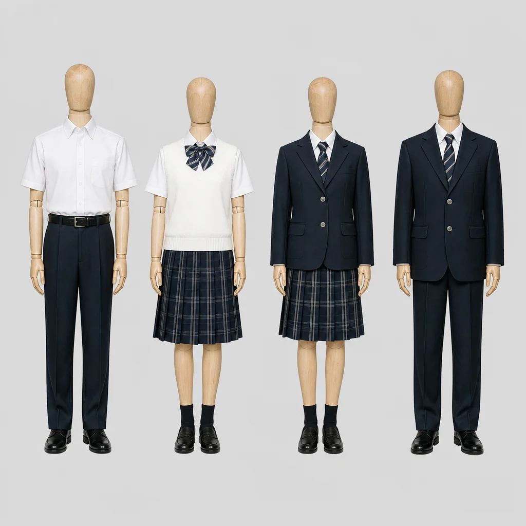 松徳学院高校の制服のイメージ