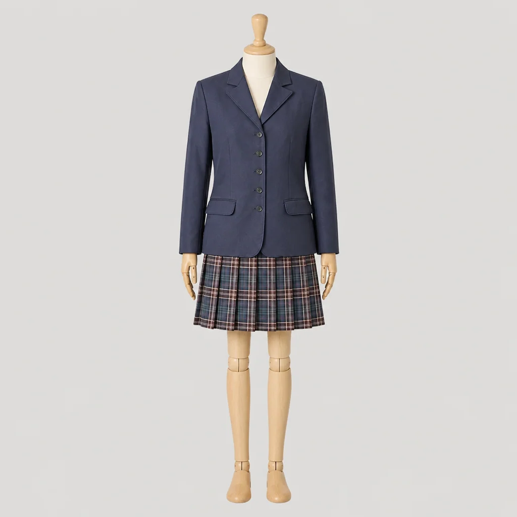 岡山操山高校の女子の制服のイメージ