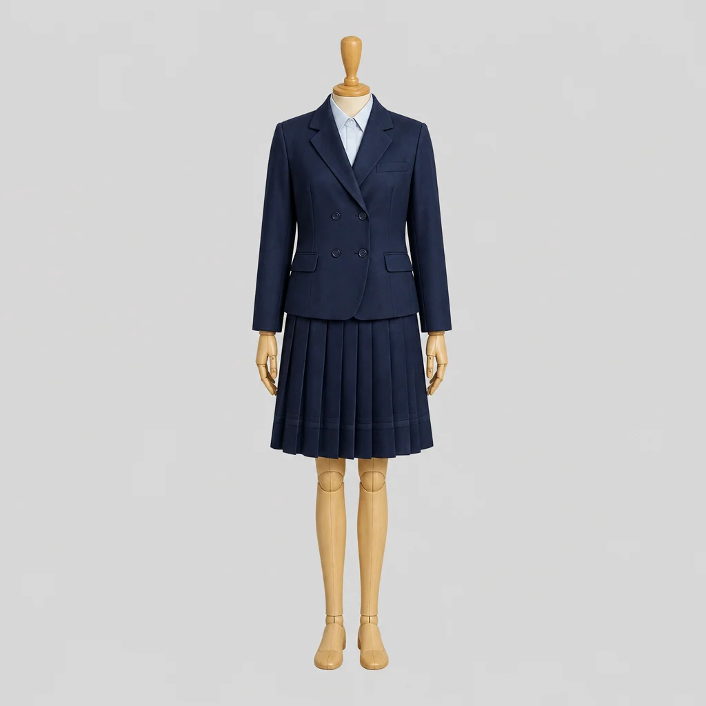 津山高校の女子の制服のイメージ