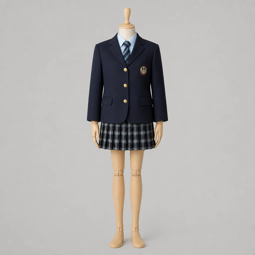 西大寺高校の女子の制服のイメージ