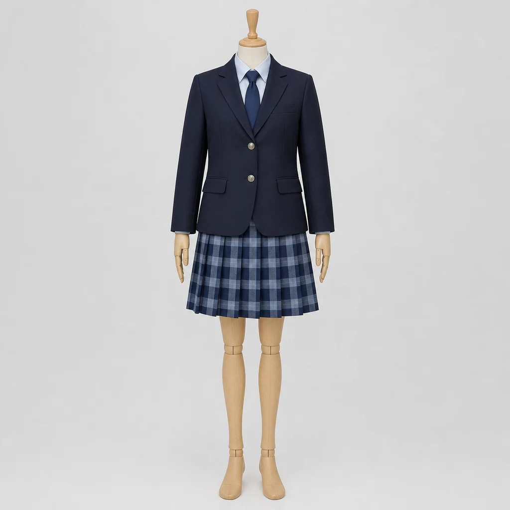 高梁城南高校の女子の制服のイメージ