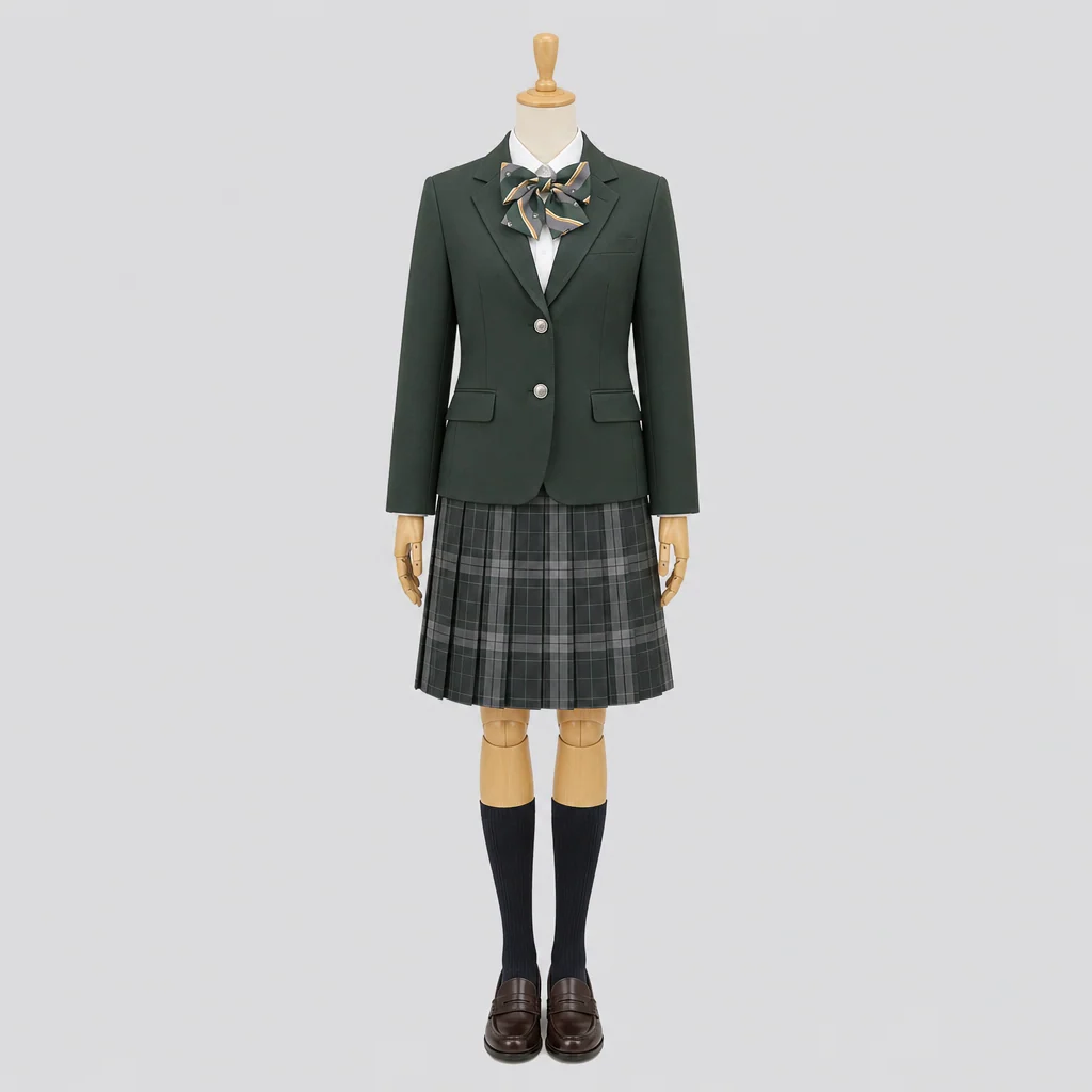 真備陵南高校の女子の制服のイメージ
