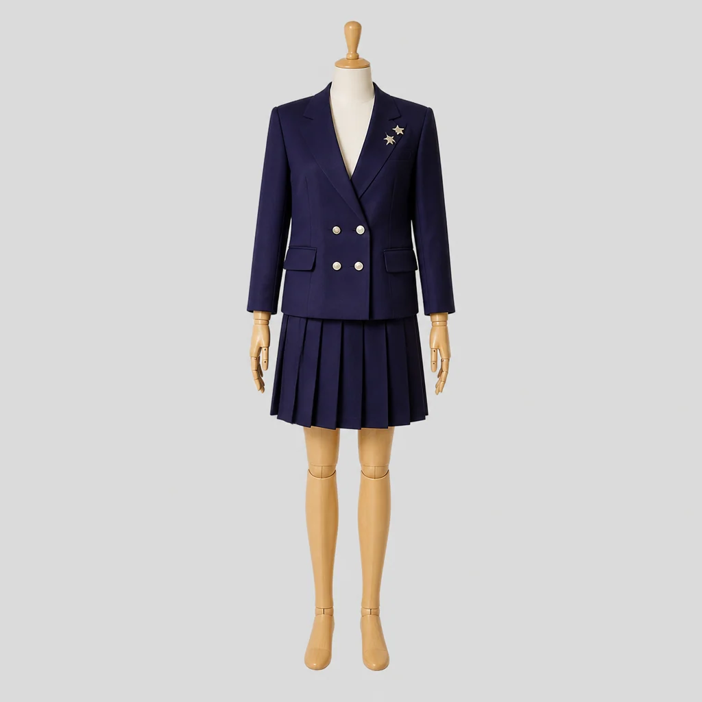 就実高校の女子の制服のイメージ