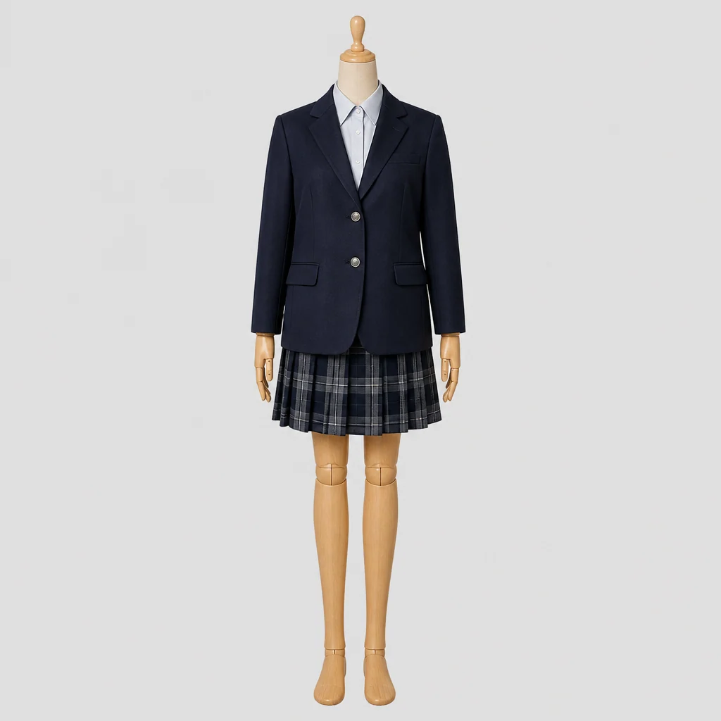 岡山県美作高校の制服のイメージ