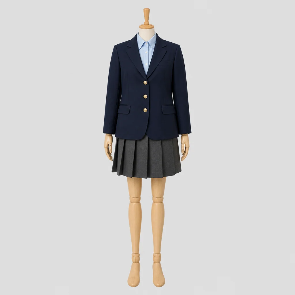 安芸府中高校の制服のイメージ