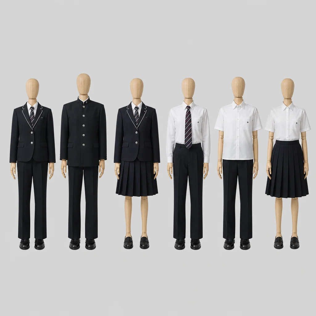大柿高校の制服のイメージ