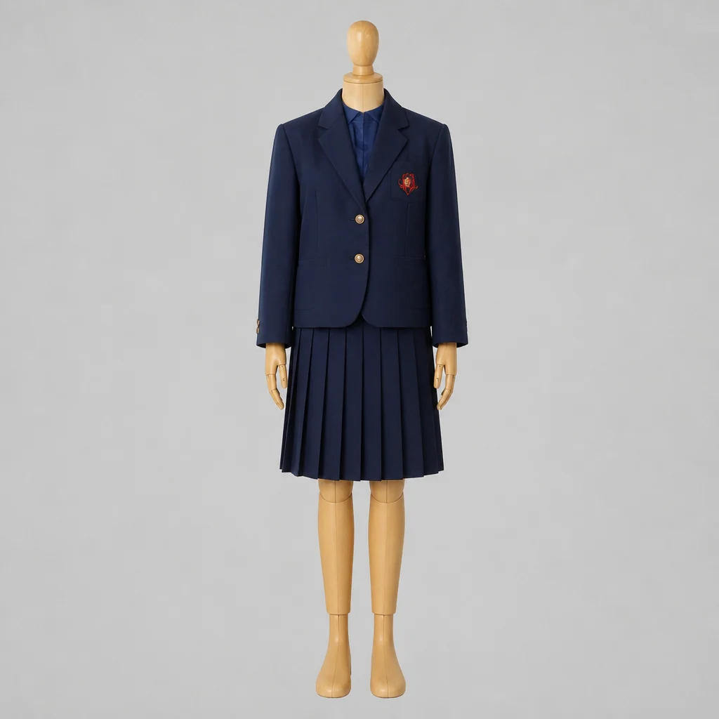 庄原格致高校の女子の制服のイメージ