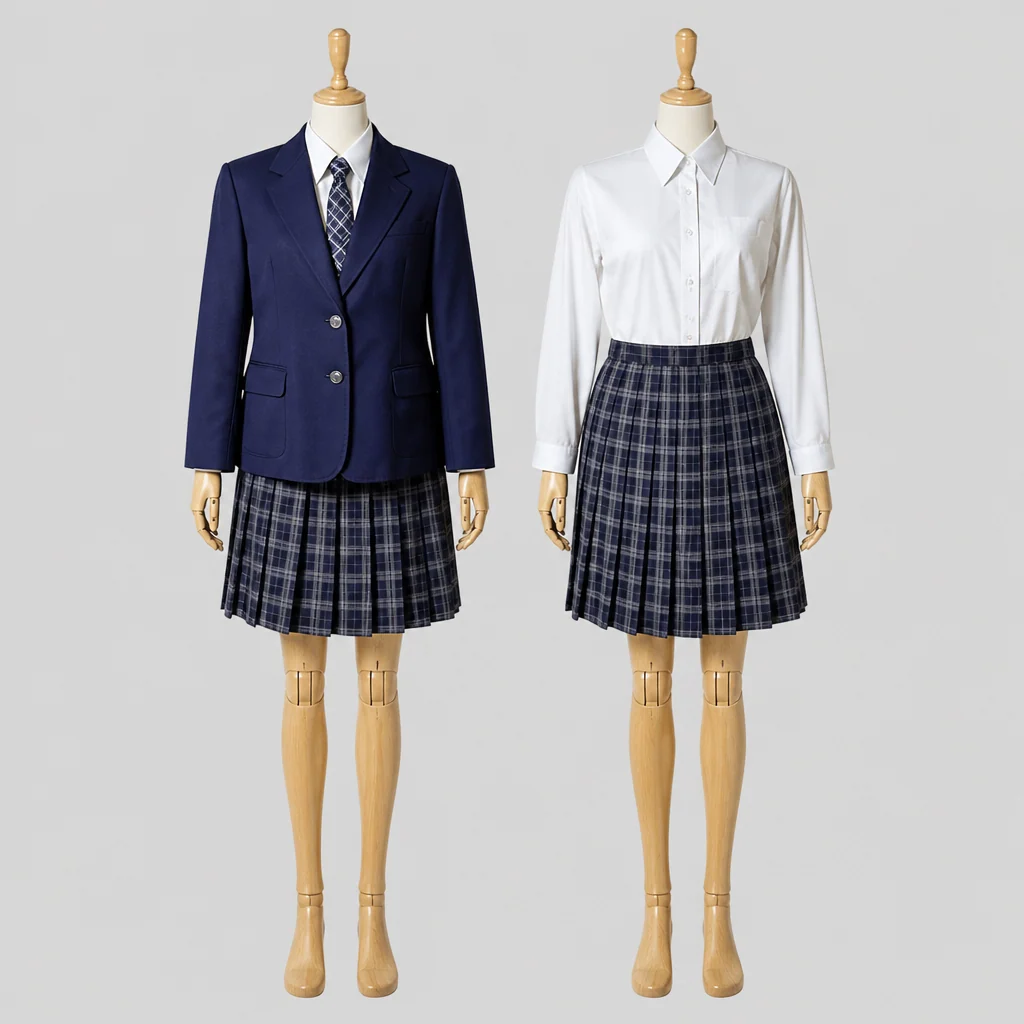 安古市高校の女子の制服のイメージ