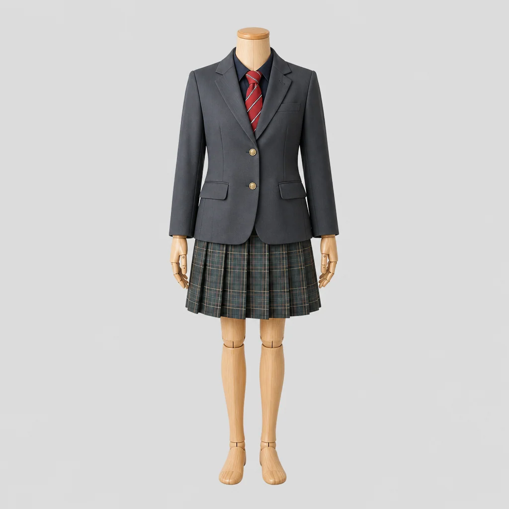 呉工業高校の女子の制服のイメージ