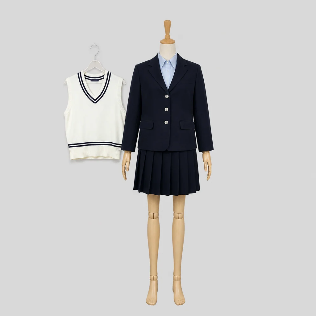 福山商業高校の女子の制服のイメージ