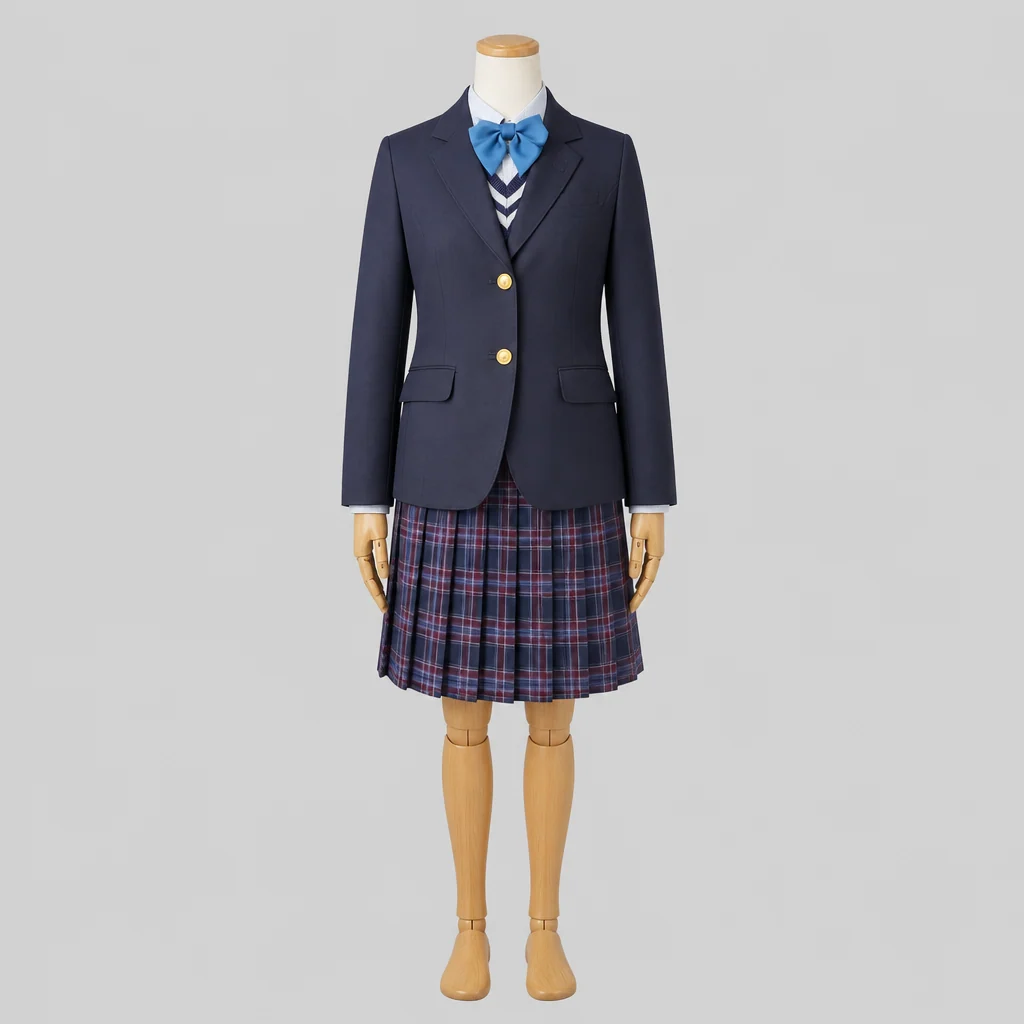 呉高校の女子の制服のイメージ
