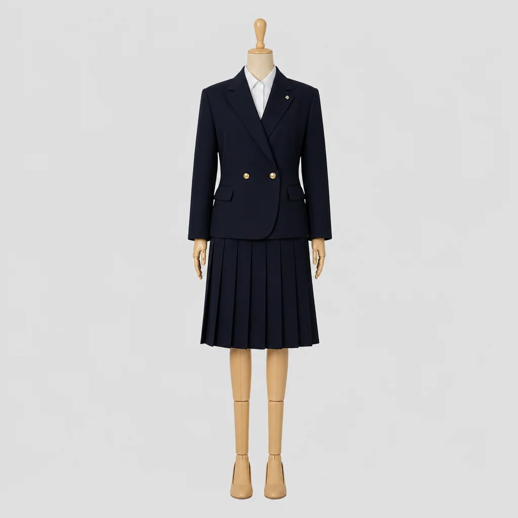 安田女子高校の女子の制服のイメージ