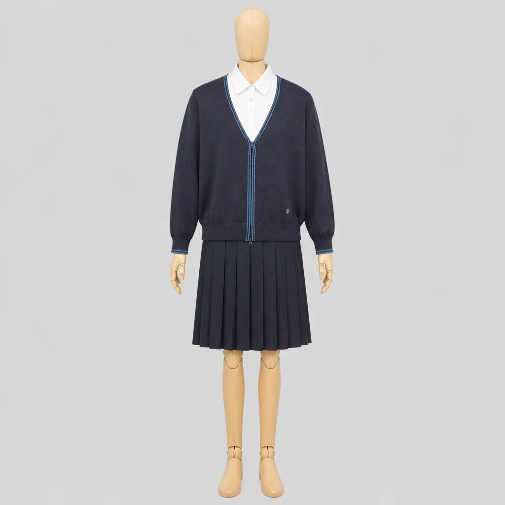 広島女学院高校の女子の制服のイメージ